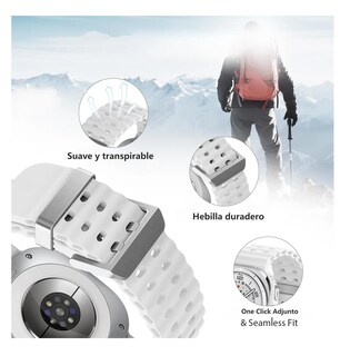 Foto 4 | Smartwatch Reloj Inteligente Bluetooth Plateado