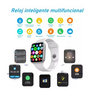 Foto 2 | Reloj Inteligente T900 Pro Max Blanco