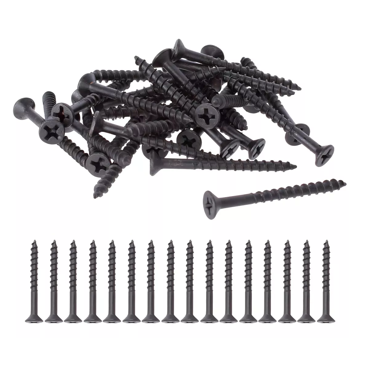 Foto 1 | 500 Tornillos Pija Madera Aglomerado 8 X 1 1/2 Pulg Cruz Eo Safe Imports Esi-16481 Negro