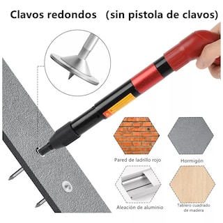 Foto 3 | 200 Piezas De Clavos Redondos Para Pistola De Clavos Eo Safe Imports Esi-17442 Blanco