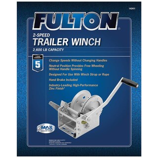 Foto 2 | Cabrestante Para Remolque Fulton 142411, Dos Velocidades, 1.179 Kg De Capacidad - Venta Internacional.