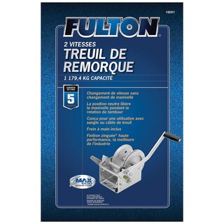 Foto 4 | Cabrestante Para Remolque Fulton 142411, Dos Velocidades, 1.179 Kg De Capacidad - Venta Internacional.