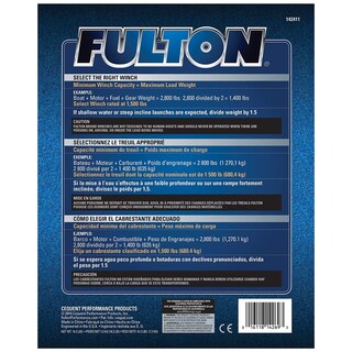 Foto 6 | Cabrestante Para Remolque Fulton 142411, Dos Velocidades, 1.179 Kg De Capacidad - Venta Internacional.