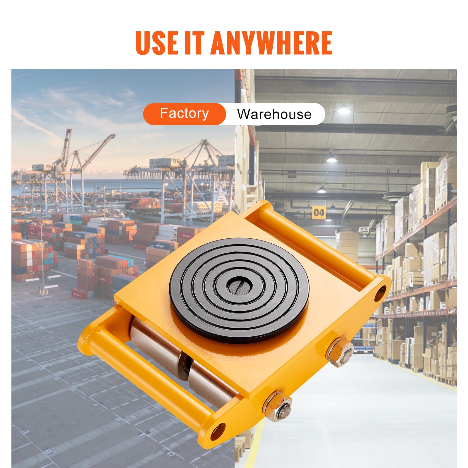 Foto 7 pulgar | Transportador De Maquinaria Industrial Machinery Skate Dolly Vevor 12t - Venta Internacional.