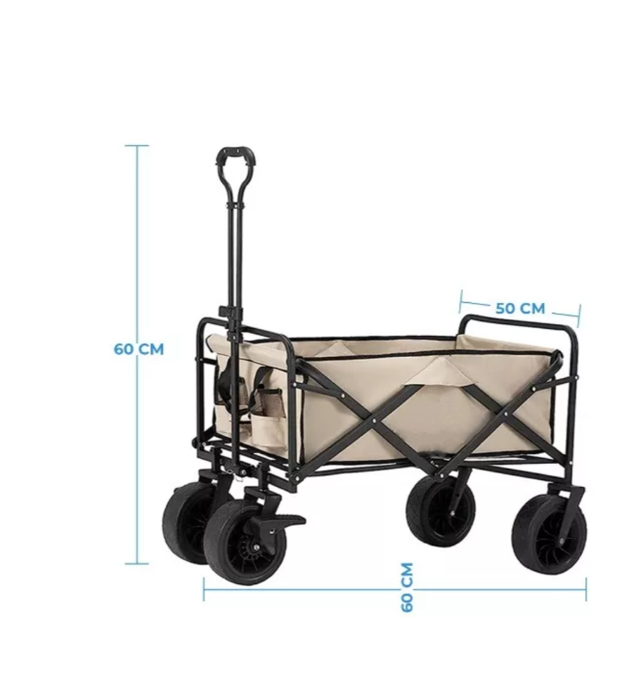 Foto 5 pulgar | Carrito Plegable De Carga (80kg Max) Dia De Campo ''picnic''