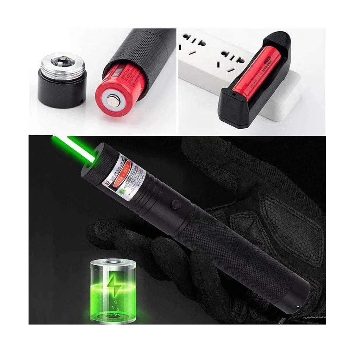 Foto 4 pulgar | Laser Verde Recargable Eo Safe Imports Esi-2892 15km de Alcance