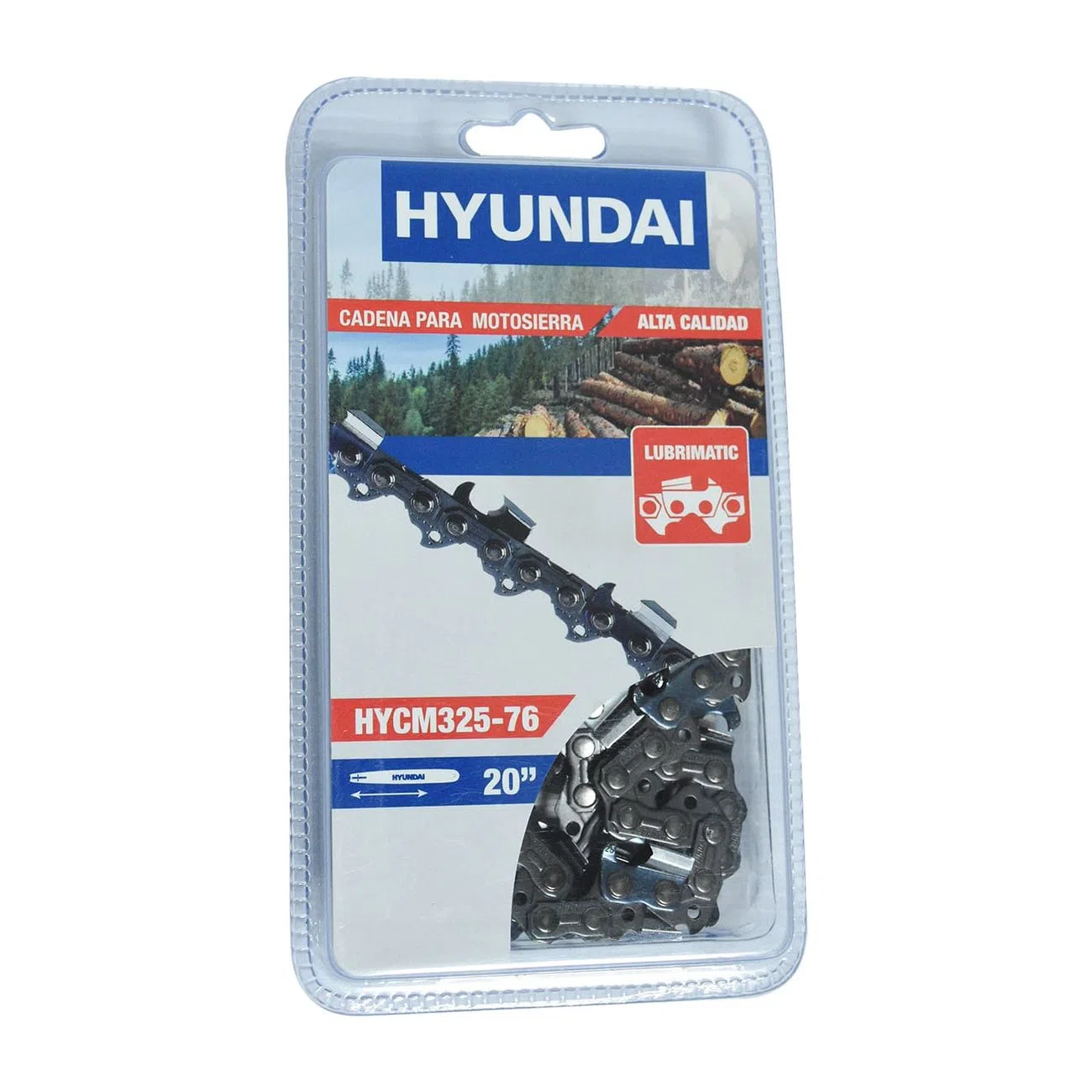 Foto 1 | Cadena En Blister 20'' Paso .325'' 1.3 Mm 38 Dientes 76 Eslabones Hyundai - Hycm325-76
