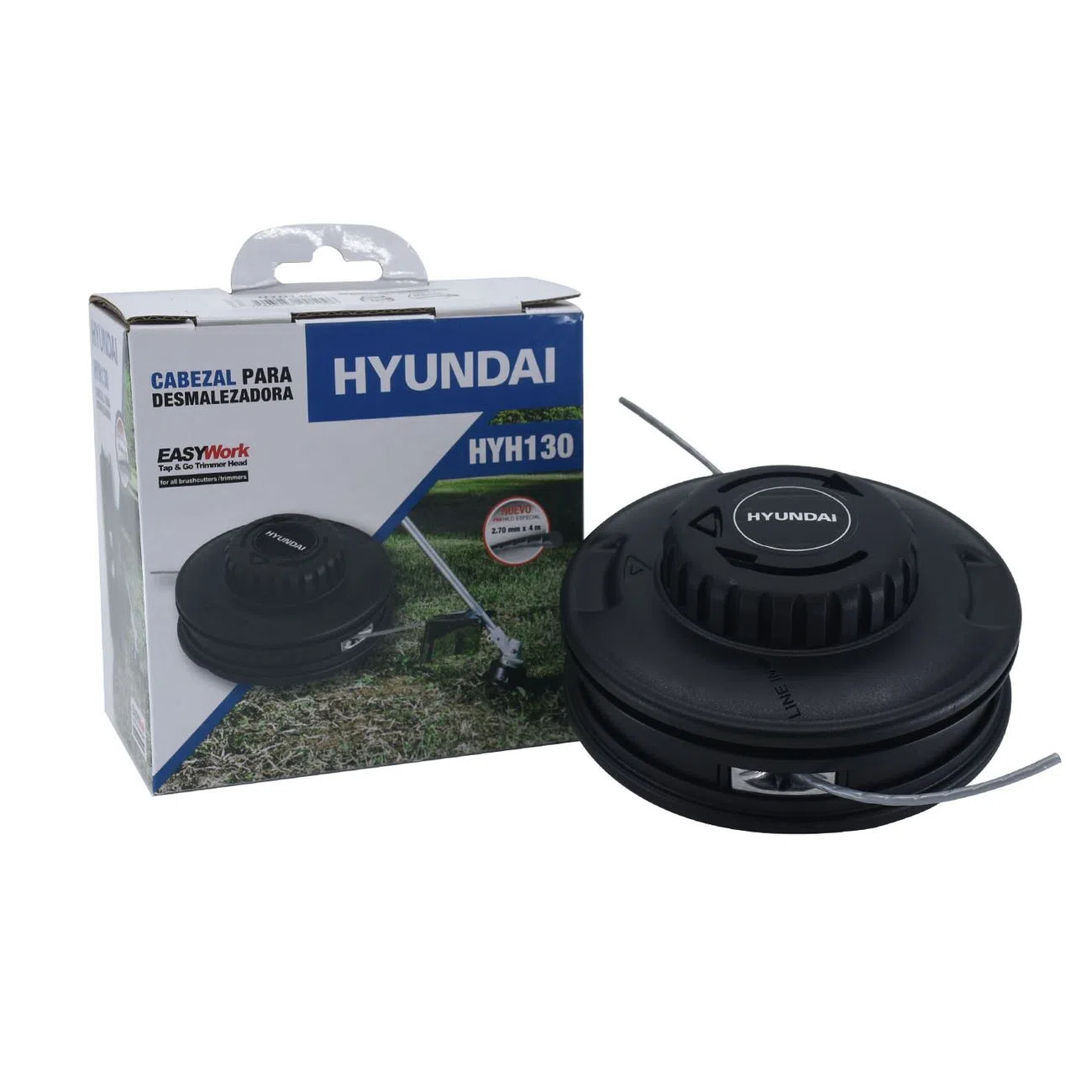 Foto 2 pulgar | Cabezal para Desmalezadora Hyundai Hyh130 color Negro