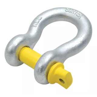 Foto 1 | Grillete Forjado Acero Inoxidable Plateado/amarillo Surtek