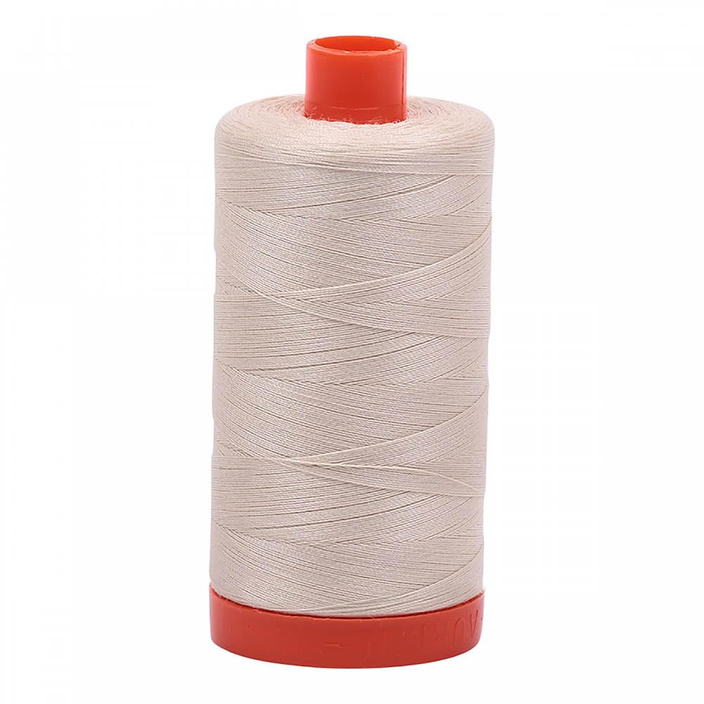 Foto 1 | Hilo Aurifil 50wt De Algodón Mako, 1300 M, Color Beige Claro - Venta Internacional.