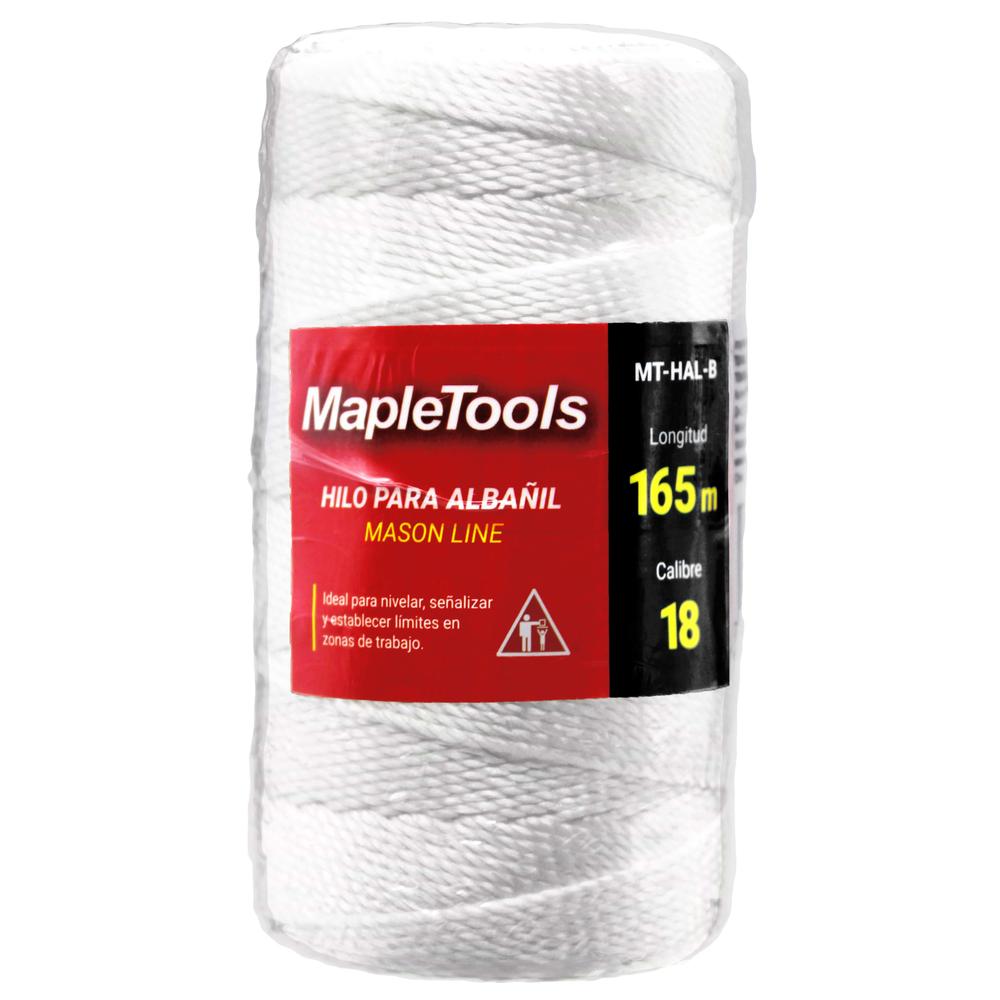 Foto 5 pulgar | Hilo para Albañil Maple Tools 165 Mts Blanco Pack 12