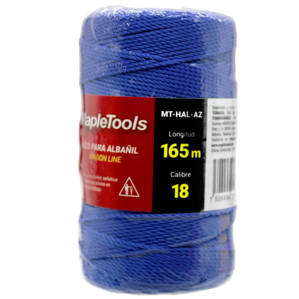 Foto 2 | Hilo para Albañil Mapletools 165 Mts Azul 12 Piezas