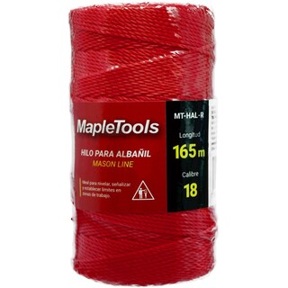 Foto 2 | Pack 12 Hilos 165 mts Rojo Maple Tools para Albañil