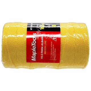 Foto 5 | Hilo para Albañil Maple Tools 165 Mts Amarillo 12 Piezas