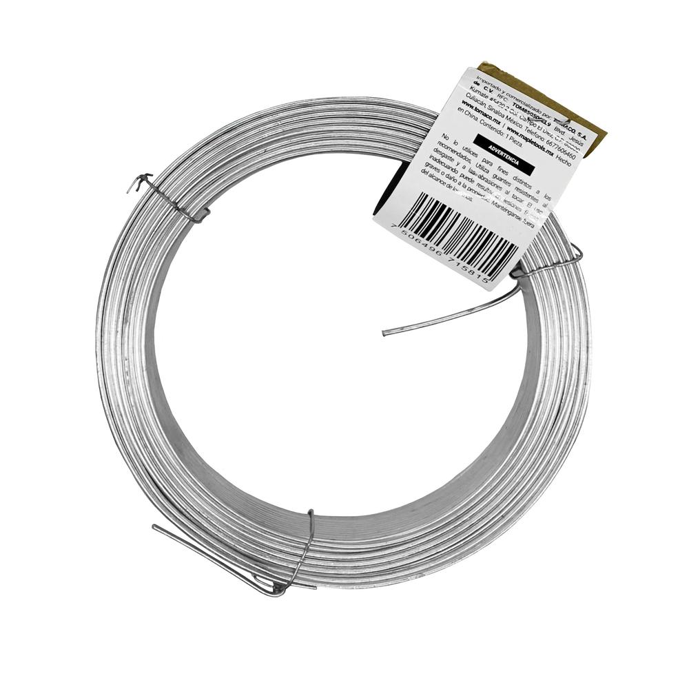 Foto 5 pulgar | 5 Rollos Alambre Galvanizado Calibre 12.5 1kg C/u Maple Tools