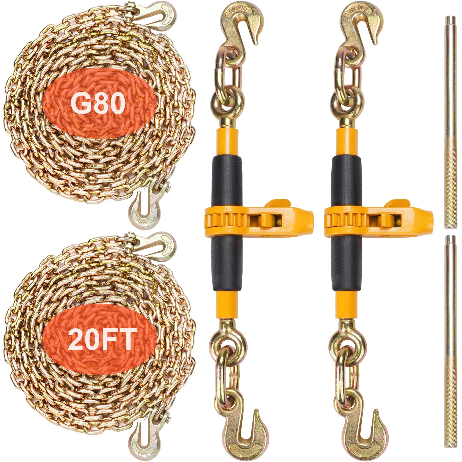 Foto 1 | Carpeta Con Trinquete Vevor, 5/16-3/8 Pulgadas, Límite De Carga De 3.200 Kg - Venta Internacional.