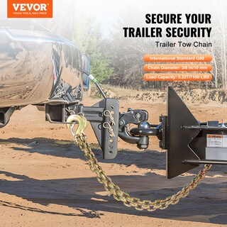 Foto 2 | Cadena De Encuadernación De Transporte Vevor G80, 3/8 X 88,39 Cm, Paquete De 2 Unidades, 3,22 T - Venta Internacional.