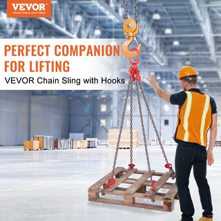 Foto 2 | Chain Sling Vevor Cadenas De Elevación De 5/16 Pulgadas X 5 Pies, 5t, 11000 Libras - Venta Internacional.