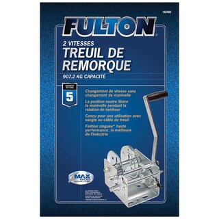 Foto 4 | Cabrestante Para Remolques Y Barcos Fulton 142400, 907 Kg, Capacidad De 10 Cm, Mango - Venta Internacional.