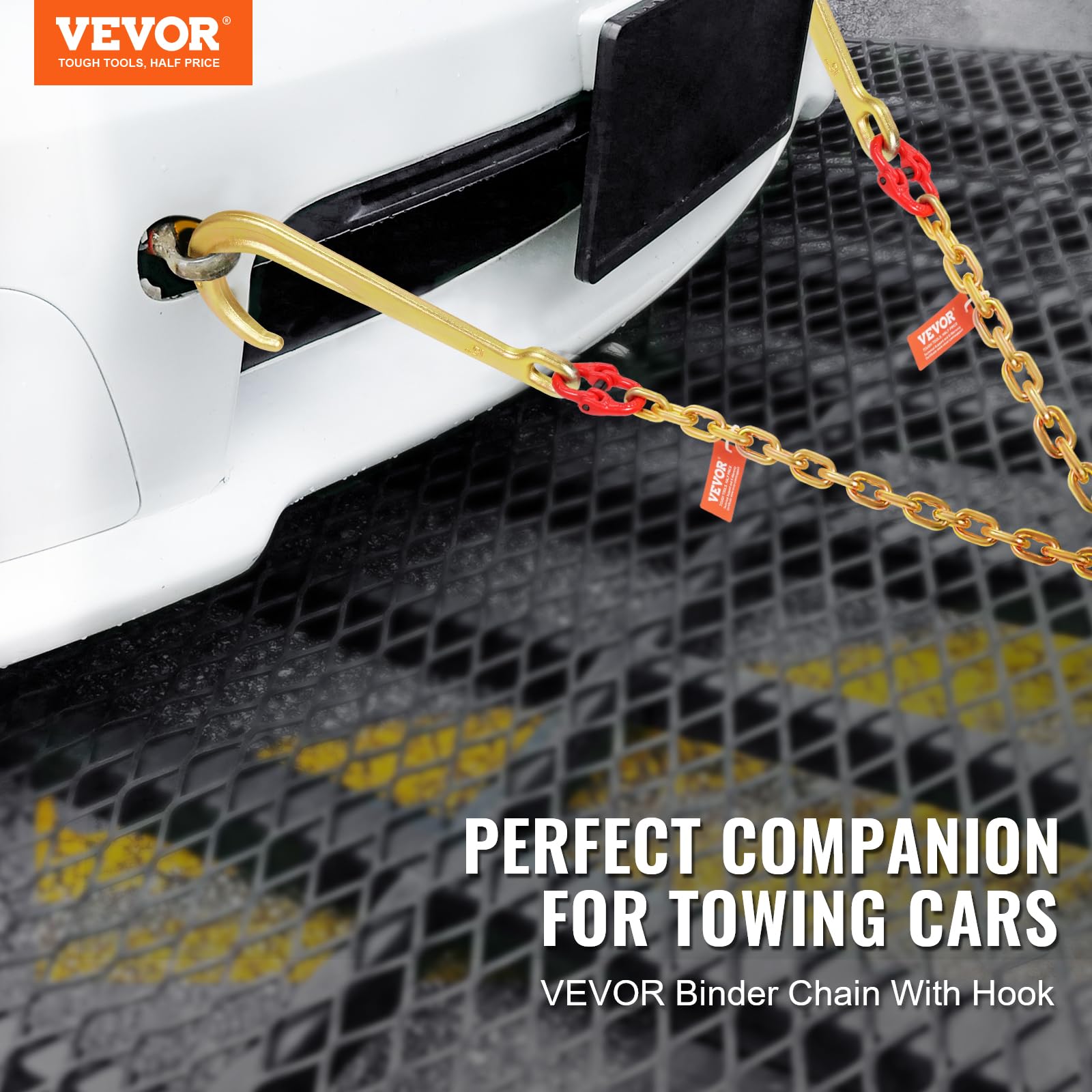Foto 2 | Brida De Remolque Vevor G80 V 5/16 X 60 Cm Con 15 Ganchos En Forma De J - Venta Internacional.
