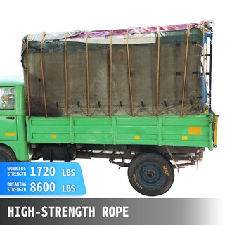 Foto 4 | Cuerda De Poliéster Vevor De Doble Trenza, 14 Mm/61 M, 500 Kg/1100 Libras - Venta Internacional.
