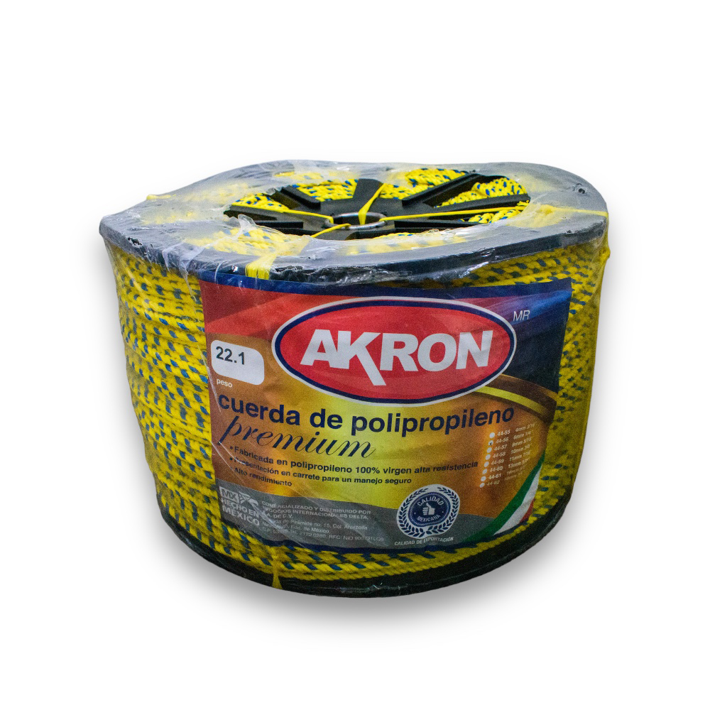 Foto 1 | Cuerda De Polipropileno Akron Premium 100% Virgen 6mm 1/4”
 Rollo 30kg Aprox.