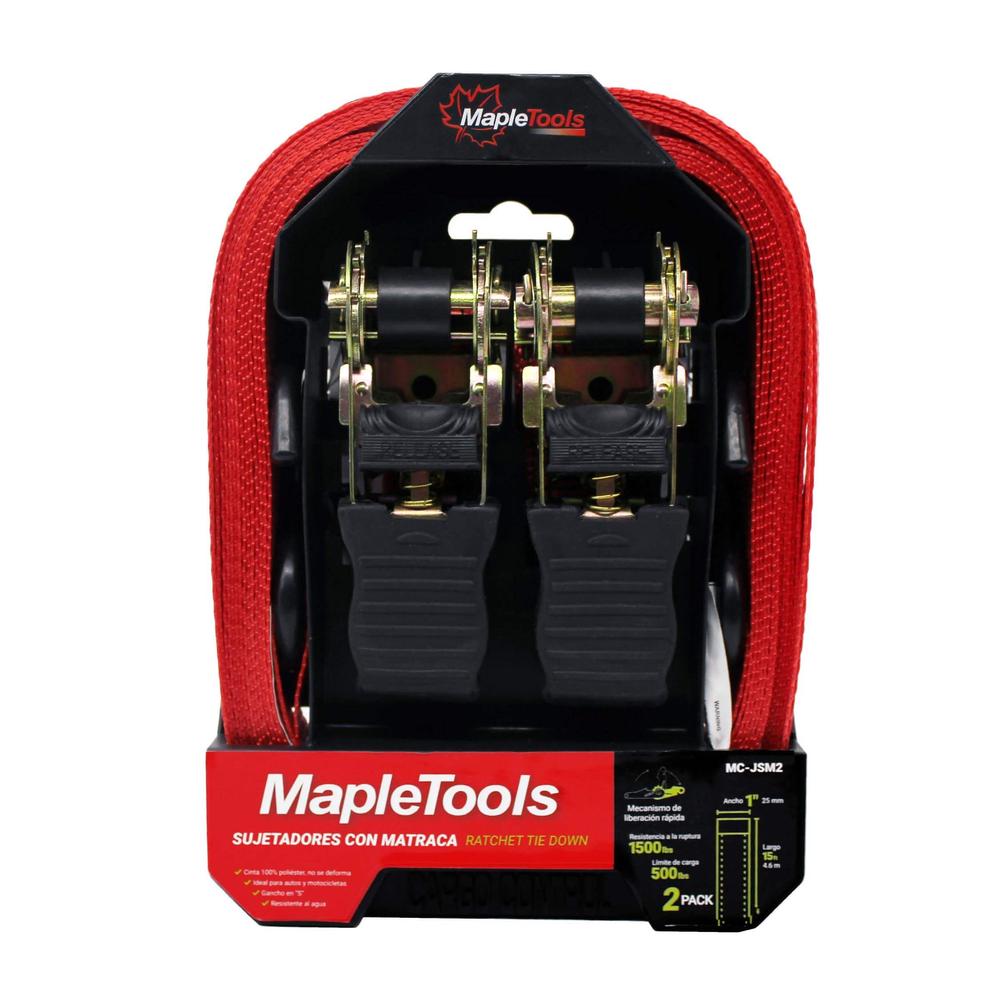 Foto 1 | Sujetadores Con Matraca Set De 2 Piezas Maple Tools
