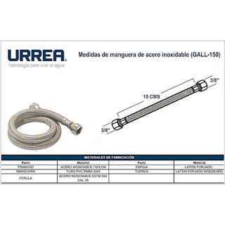 Foto 2 | Urrea Ext. P/gas Alum. 1.50 Mt Glll-150