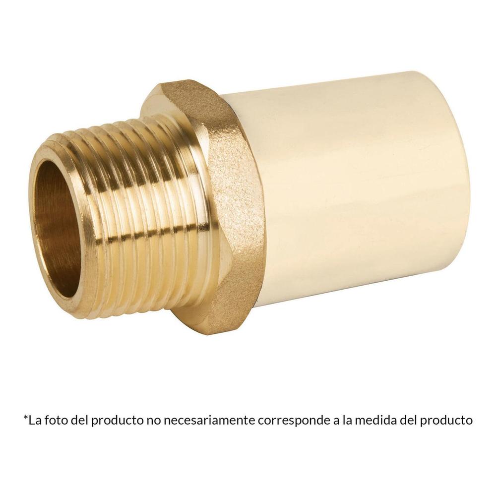 Foto 1 | Adaptador Macho Con Inserto Metálico 1'' Foset