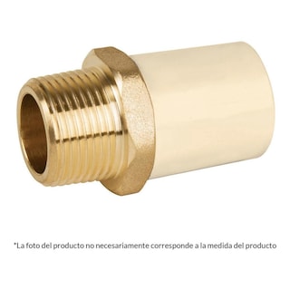 Foto 2 | Adaptador Macho Con Inserto Metálico 1'' Foset