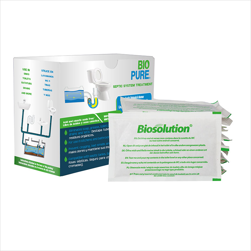 Foto 3 pulgar | Tratamiento para Fosas Sépticas para Wc Lavamanos Tuberías 27 Sachets Biopure