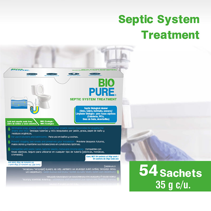 Foto 4 pulgar | Tratamiento para Fosas Sépticas Biopure Fórmula Biológica Ideal para Wc Lavamanos Tuberías
