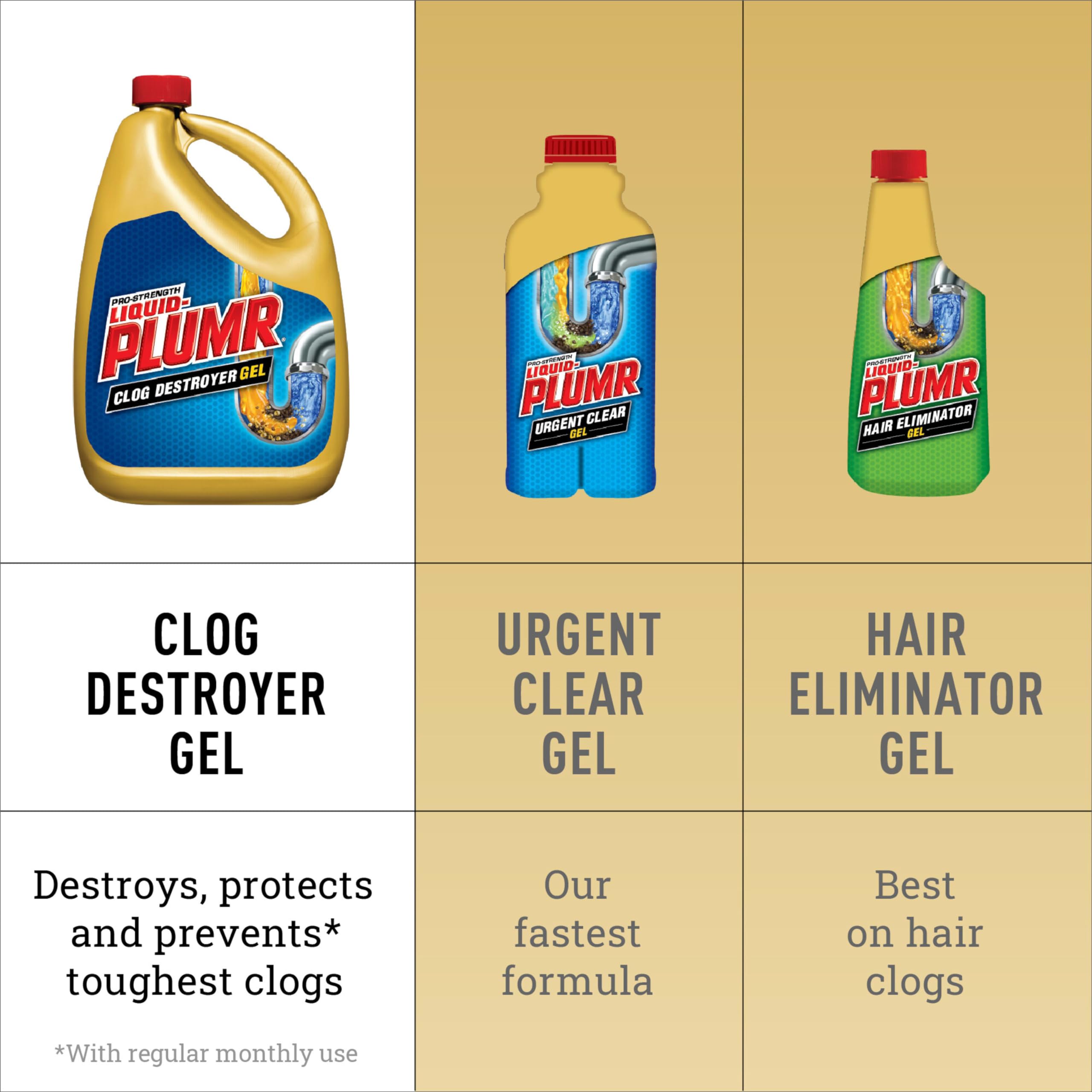 Foto 8 pulgar | Limpiador De Desagües Líquido Liquid-plumr Pro-strength, 2.37 L - Venta Internacional.