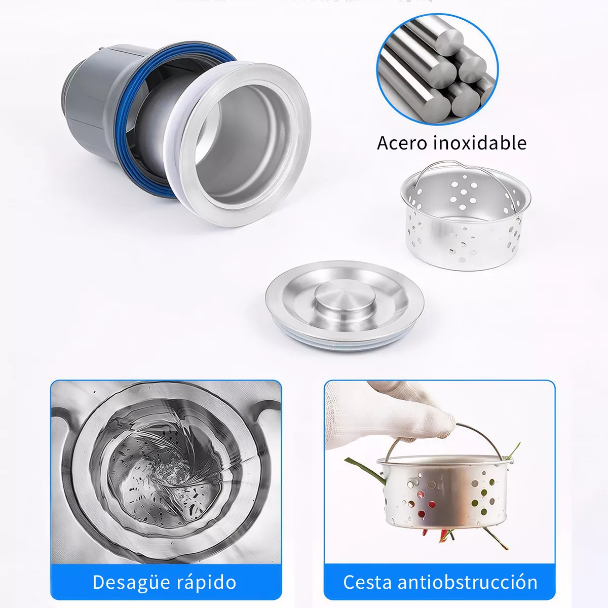 Foto 7 pulgar | Kit de Desagüe Eo Safe Imports para Tarja