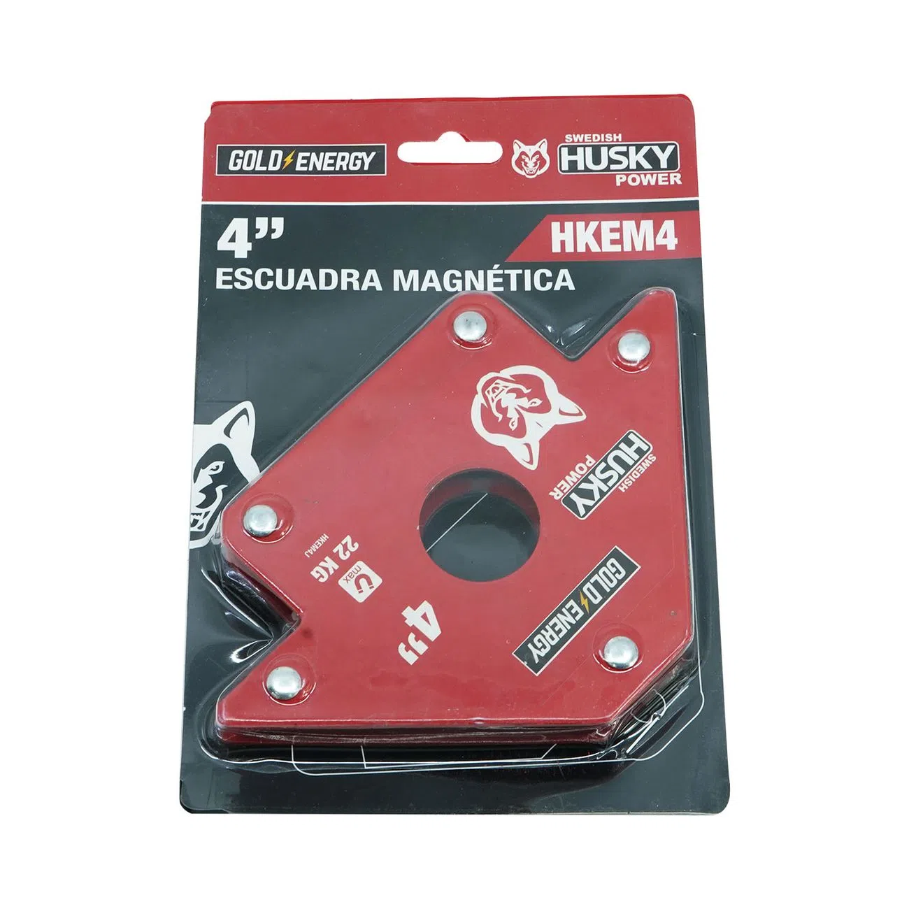 Foto 2 pulgar | Escuadra Magnética Swedish Husky para Soldar de 4"