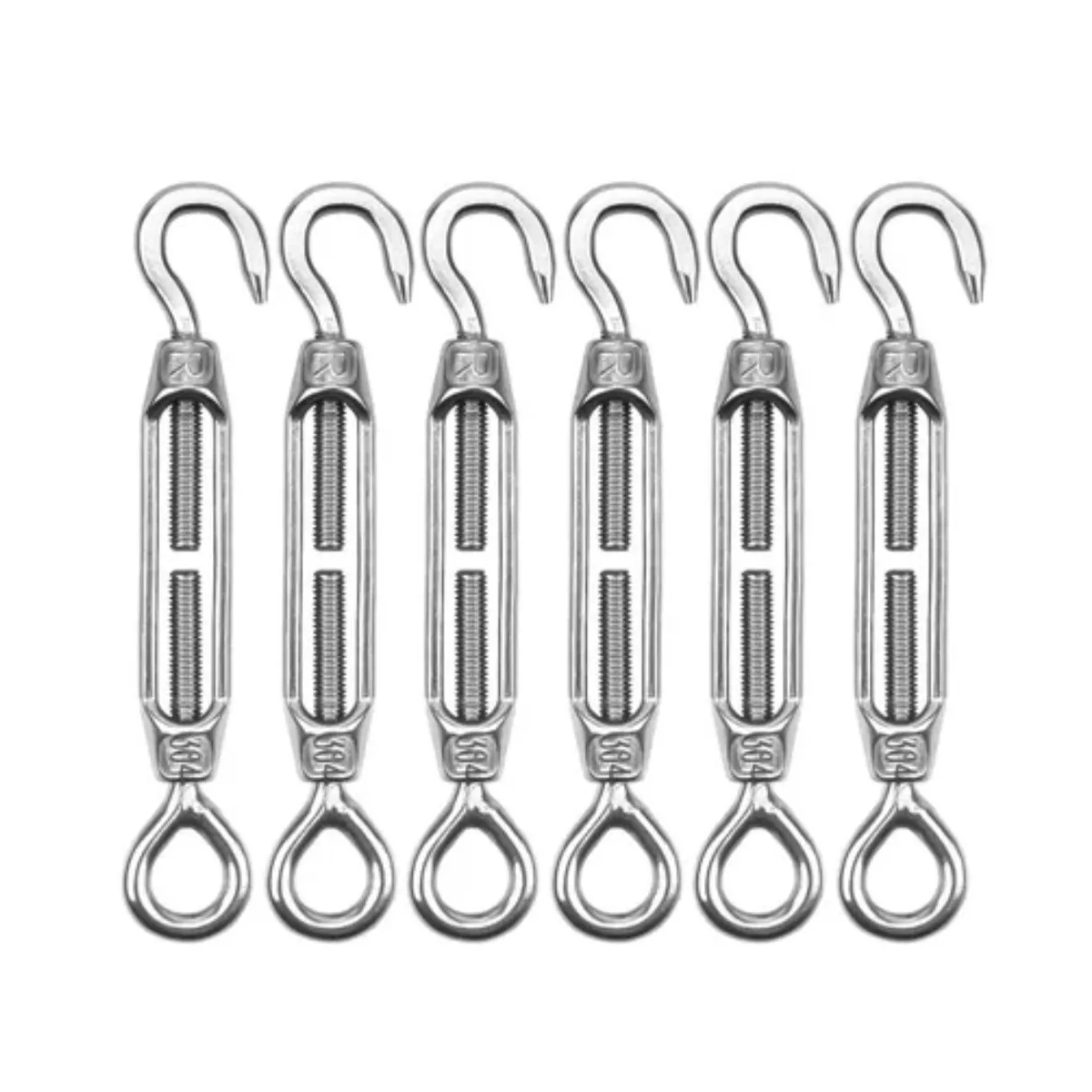Foto 1 | Ganchos Tensores De Alambre 6 Pzs Eo Safe Imports Esi-17134 Plata