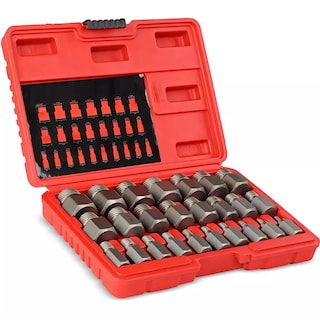 Foto 1 | Kit Extractores de Acero para Tornillos Birlos y Pernos Rotos Eo Safe Imports ESI-14111 Plateados 25 Piezas
