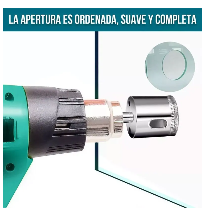 Foto 3 pulgar | 16 Piezas Xtellar Brocas De Diamante Con Guía Para Cerámica Y Vidrio