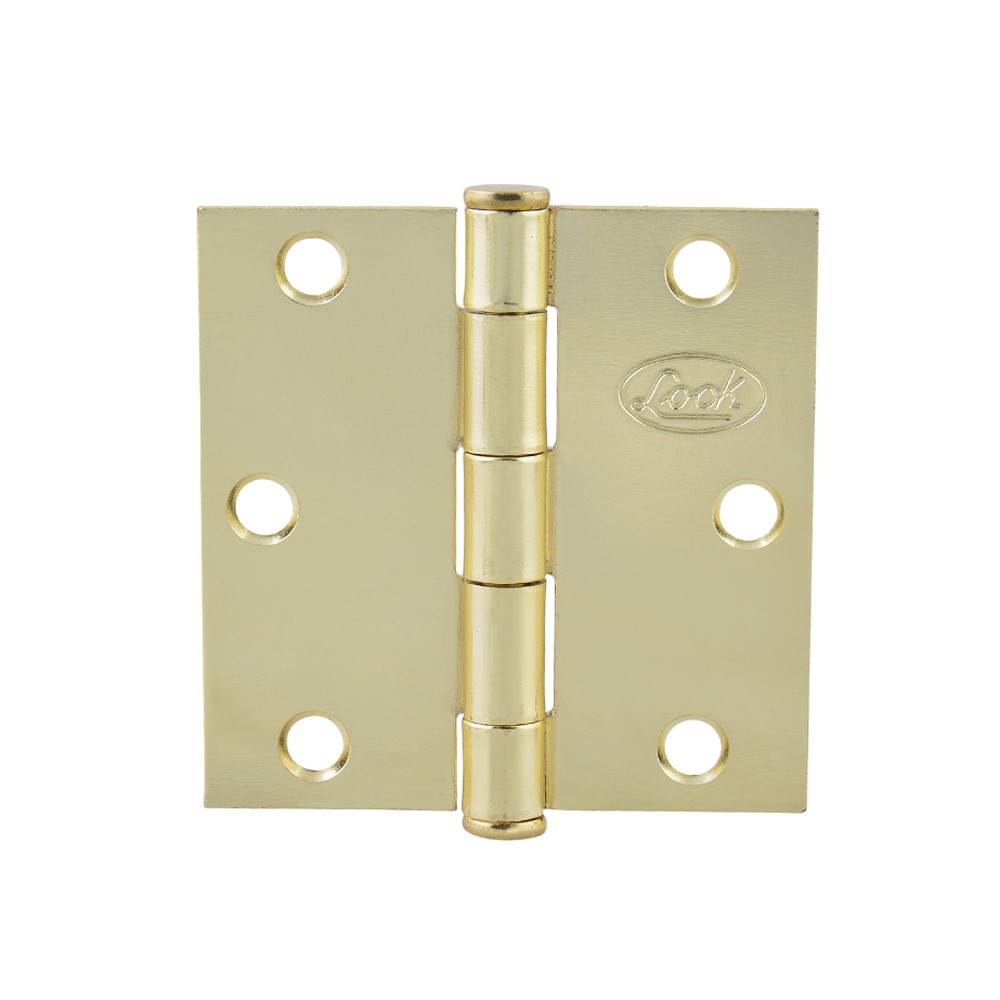 Bisagra Cuadrada Lock LBC30LB color Dorado de Acero Inoxidable 76MM Perno Suelto