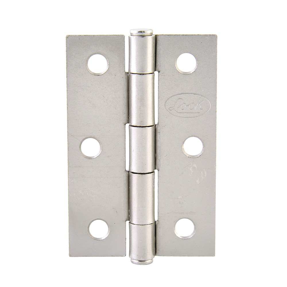 Bisagra Alargada Acero Níquel Satinado 3.5''x2.52'' Lock