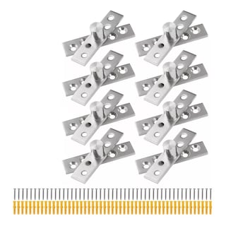 Foto 1 | Bisagra de Pivote Giratoria 360° Eo Safe Imports ESI-14117 Plateado 8 Piezas