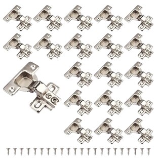 Foto 1 | Bisagra Bidimensional Brazo Corto 35 Mm 10 Pares Plata