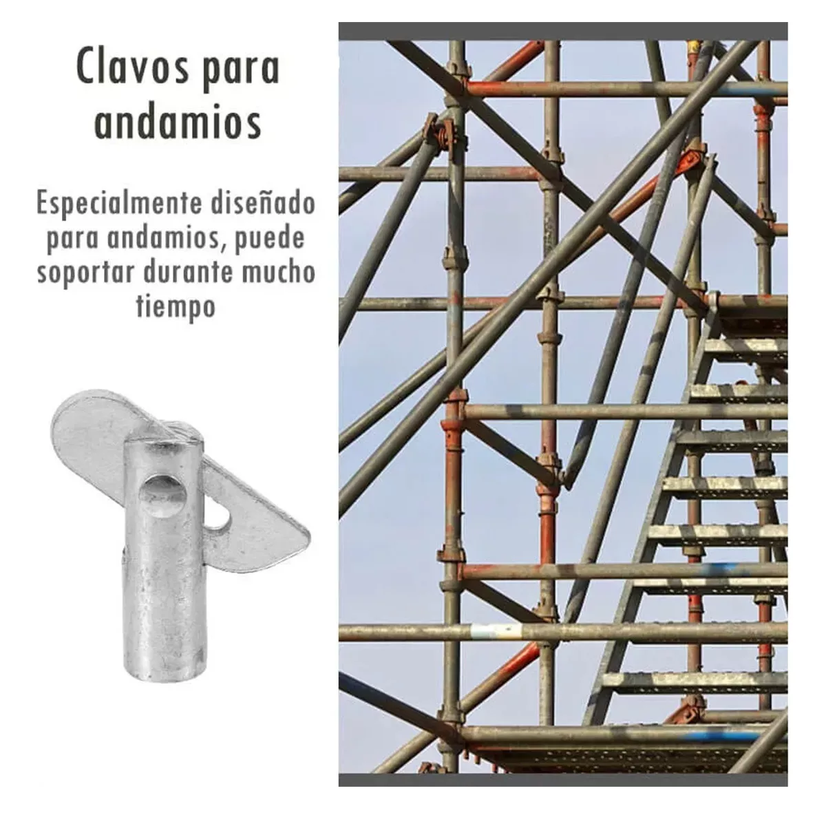 Foto 4 pulgar | Kit 100 Piezas De Conector Pasador De Bloqueo Eo Safe Imports Esi-15609 Plata