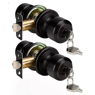 Foto 1 | Cerraduras de Acero Inoxidable Eo Safe Imports Esi-17886 Negras 2 piezas para Puerta Principal