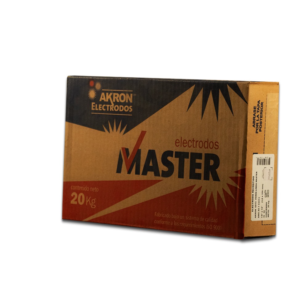 Foto 2 pulgar | Soldadura Master Akron 6013 1/8″ Verde Caja De 20 Kg