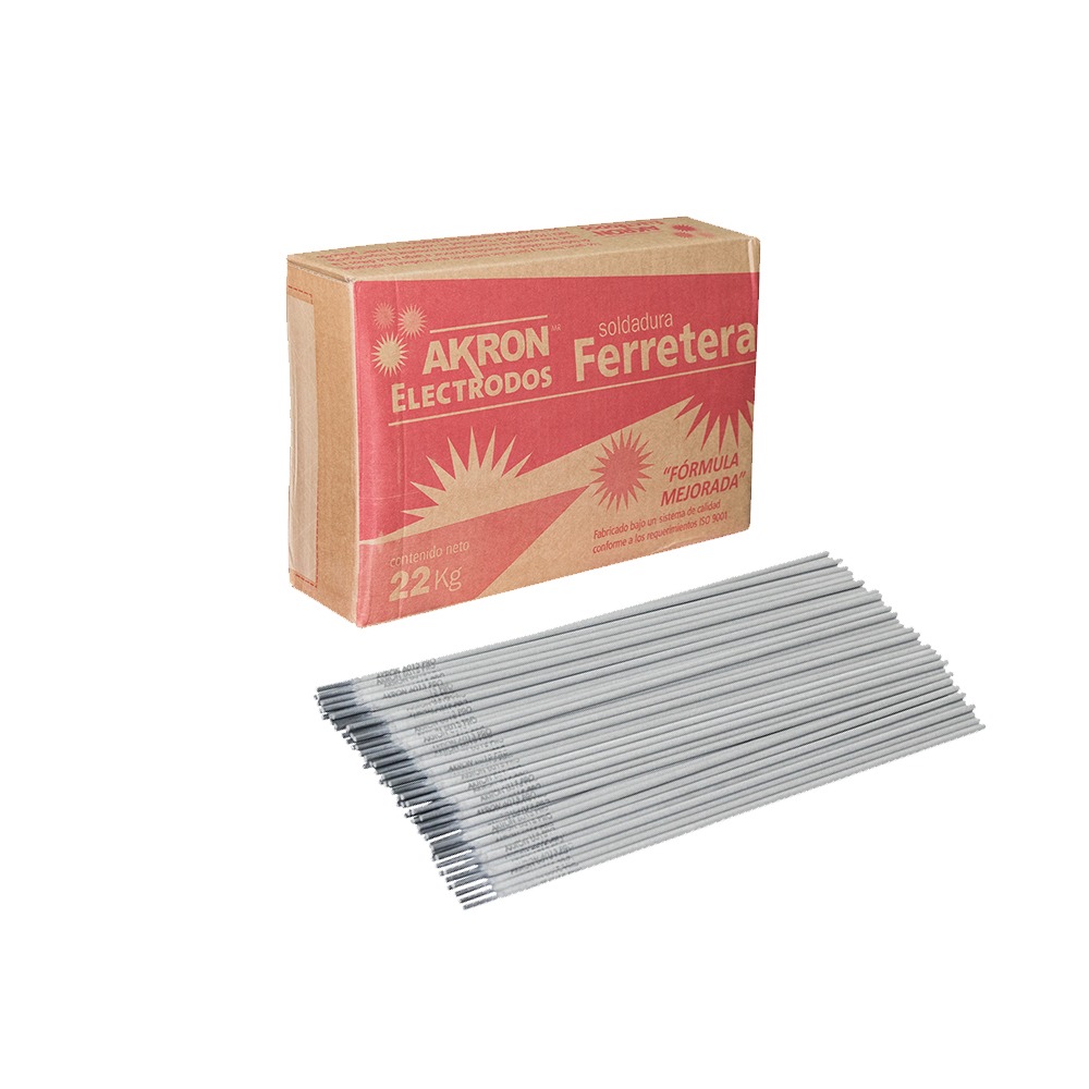 Foto 2 pulgar | Soldadura Ferretera Akron 6013 1/8″ Blanca Caja De 22 Kg