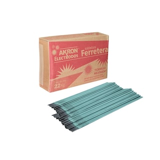 Foto 1 | Soldadura Ferretera Akron 6013 1/8″ Verde Caja De 22 Kg