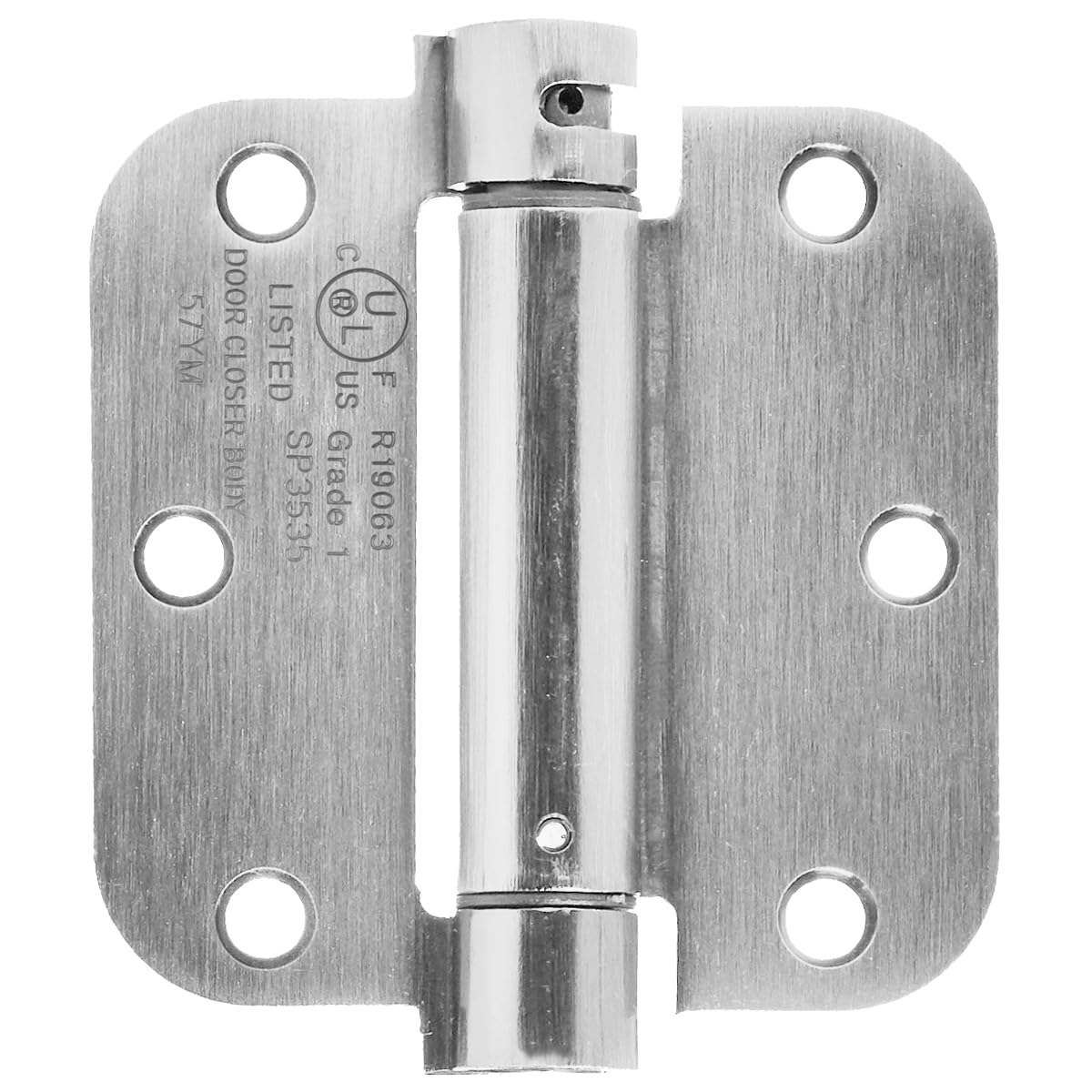 Bisagra de Puerta Amazon Basics con Cierre Automático 9 x 9 cm Níquel Satinado - Venta Internacional
