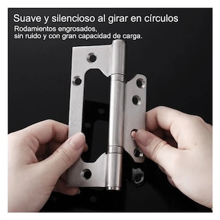 Foto 4 | Bisagras Para Puertas 5x3x3 De 304 Lab.g Acero Inoxidable 6pcs Plata