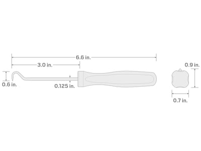 Foto 7 | Gancho Tekton Pnh21104 De 90 Grados (3,17 Mm X 7,62 Cm) Fabricado En Ee. Uu. - Venta Internacional.